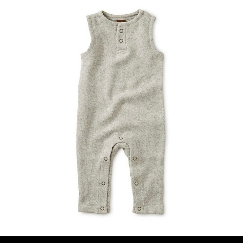 Baby Tea Collection Sherpa overalls
